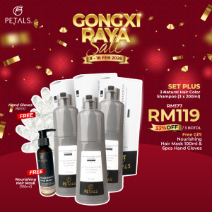 (GONGXI RAYA SALE) Set Plus - 1 Coco Black 1 Darkbrown 1 Burgandy botol