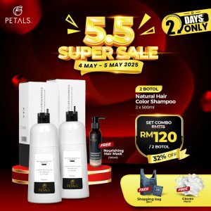 (5.5 SUPER SALE) Set Combo - 1 Black Botol + 1 Darkbrown Botol