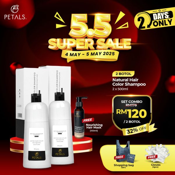 (5.5 SUPER SALE) Set Combo - Darkbrown 2 botol