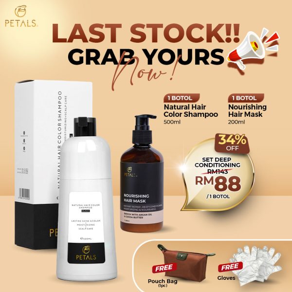 Set Deep Conditioning ( Shampoo Uban 1x Black + 1x Hair Mask 200ml)
