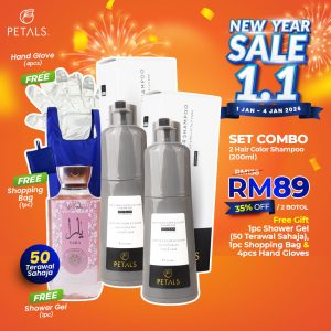 (NEW YEAR 1.1 SALE) Set Combo - 1 Coco Black 1 Burgandy botol