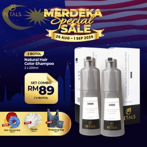 (MERDEKA SALE) Set Combo - 1  Coco Black 1 Burgandy botol