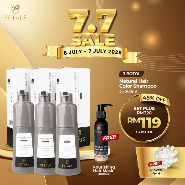 (7.7 SALE) Set Plus - Burgandy 3 botol