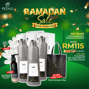 (RAMADAN SALE) Set Plus - 1 Coco Black 1 Darkbrown 1 Burgandy botol