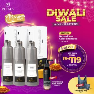 (DIWALI SALE) Set Plus - 1 Coco Black 1 Darkbrown 1 Burgandy botol