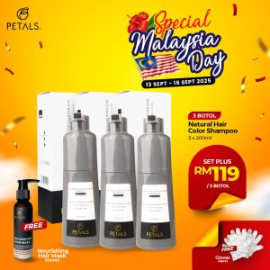 (SPECIAL MALAYSIA DAY) Set Plus - 2 Coco Black 1 Darkbrown botol