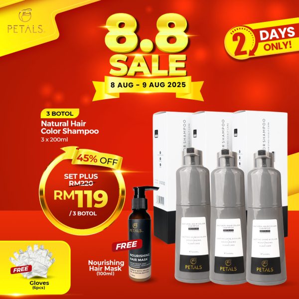 (8.8 SALE) Set Plus - 2 Darkbrown 1 Coco Black botol