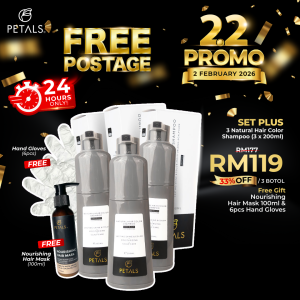 (2.2 PROMO) Set Plus - 1 Coco Black 1 Darkbrown 1 Burgandy botol